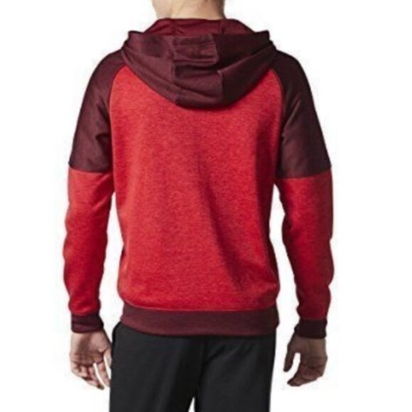 Adidas CLIMAWARM Jacket BQ8723 B1 Red Size Small Hoodie Zip Front EUC Track - Picture 2 of 12